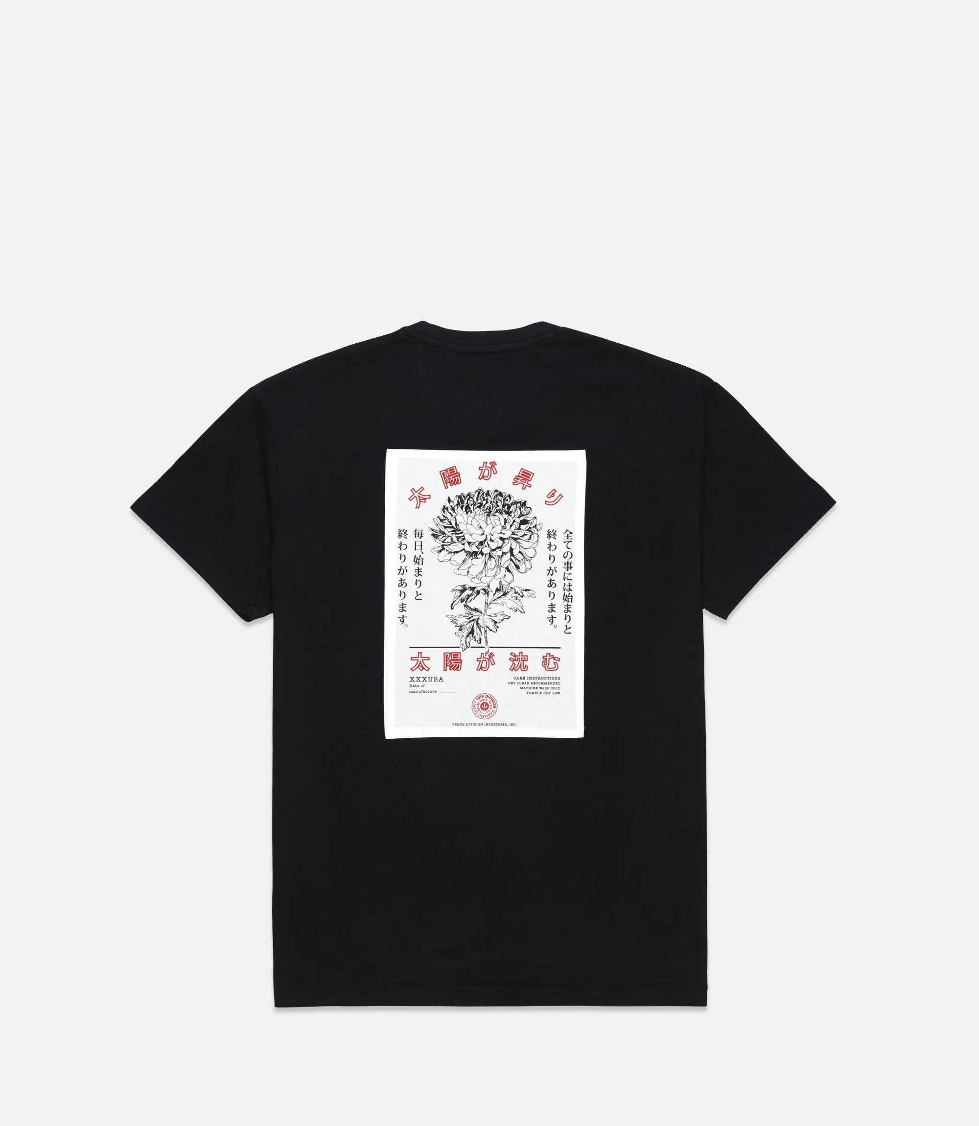 10Deep - Everything Ends Appliqued Men's Tee, Black