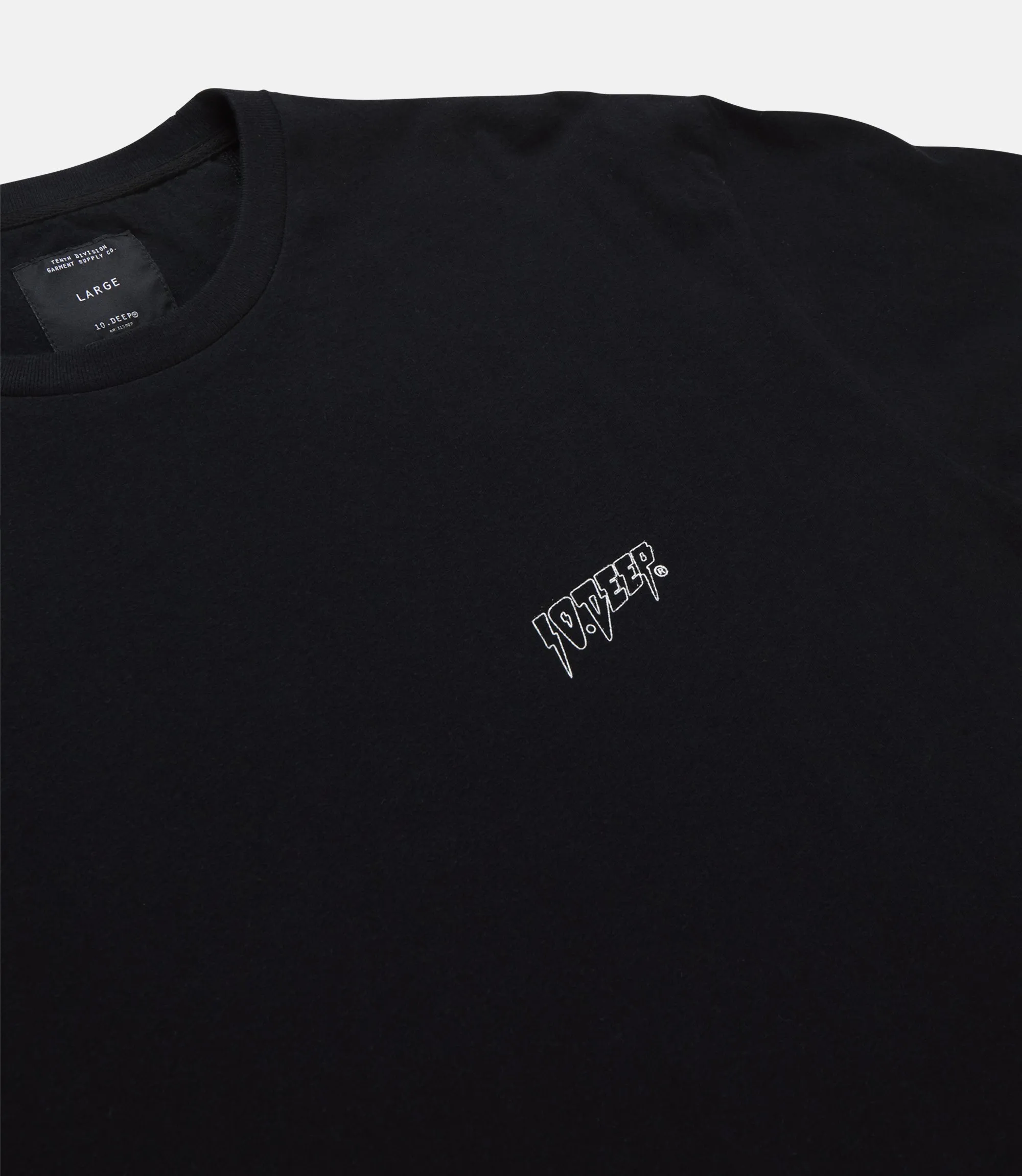 10Deep - Everything Ends Appliqued Men's Tee, Black