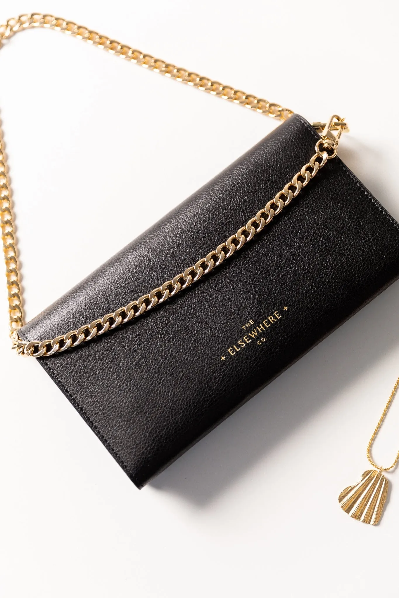 7 Days, 7 Ways Wallet & Curb Chain Set | Nightfall Black