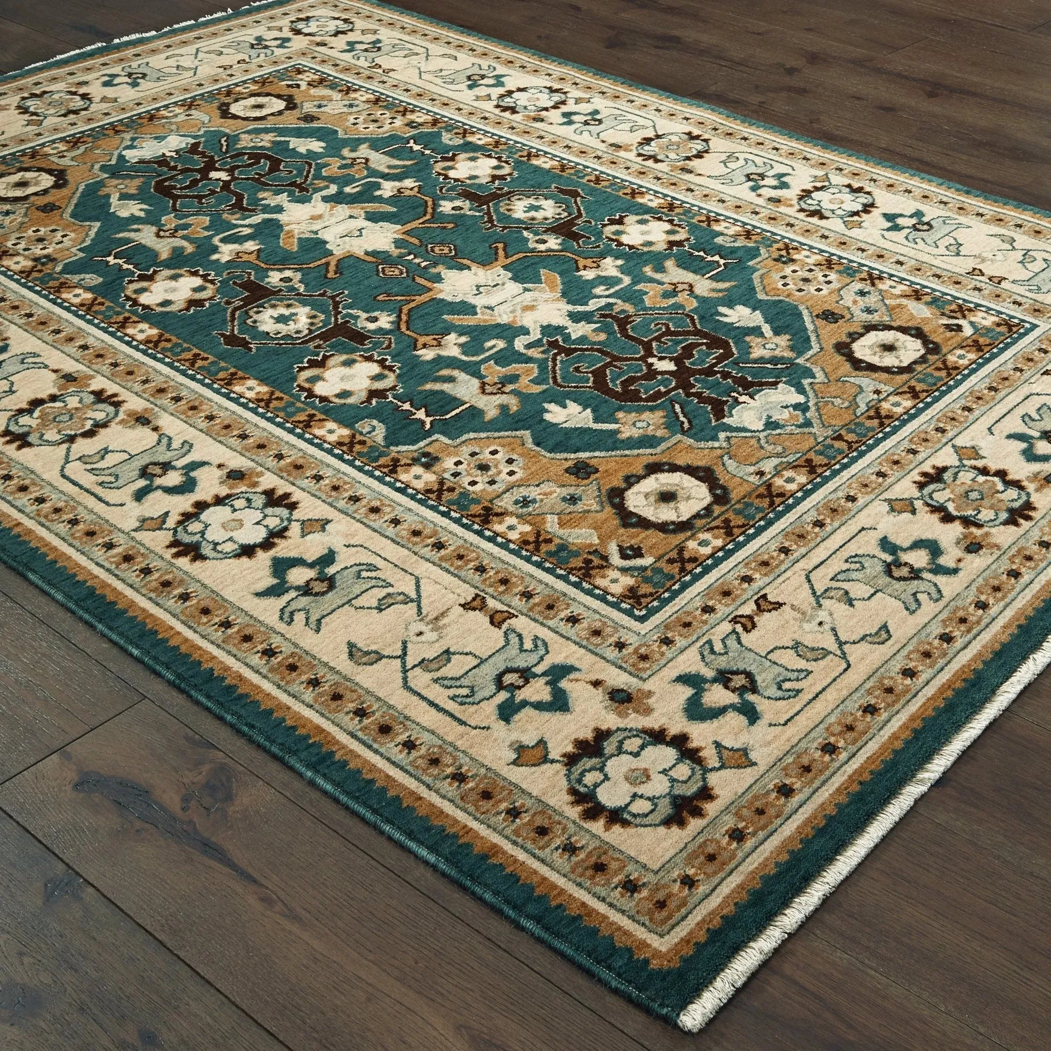 Anatolia 5502L Teal Sand Rug