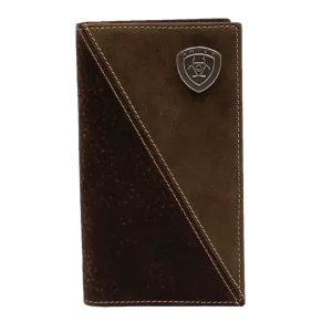 ARIAT Men's Rodeo Design Shield Logo Wallet