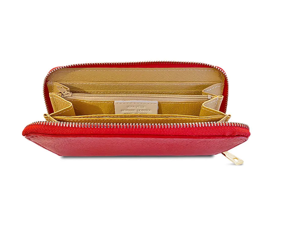 BellaRosa Classic Zip Wallet