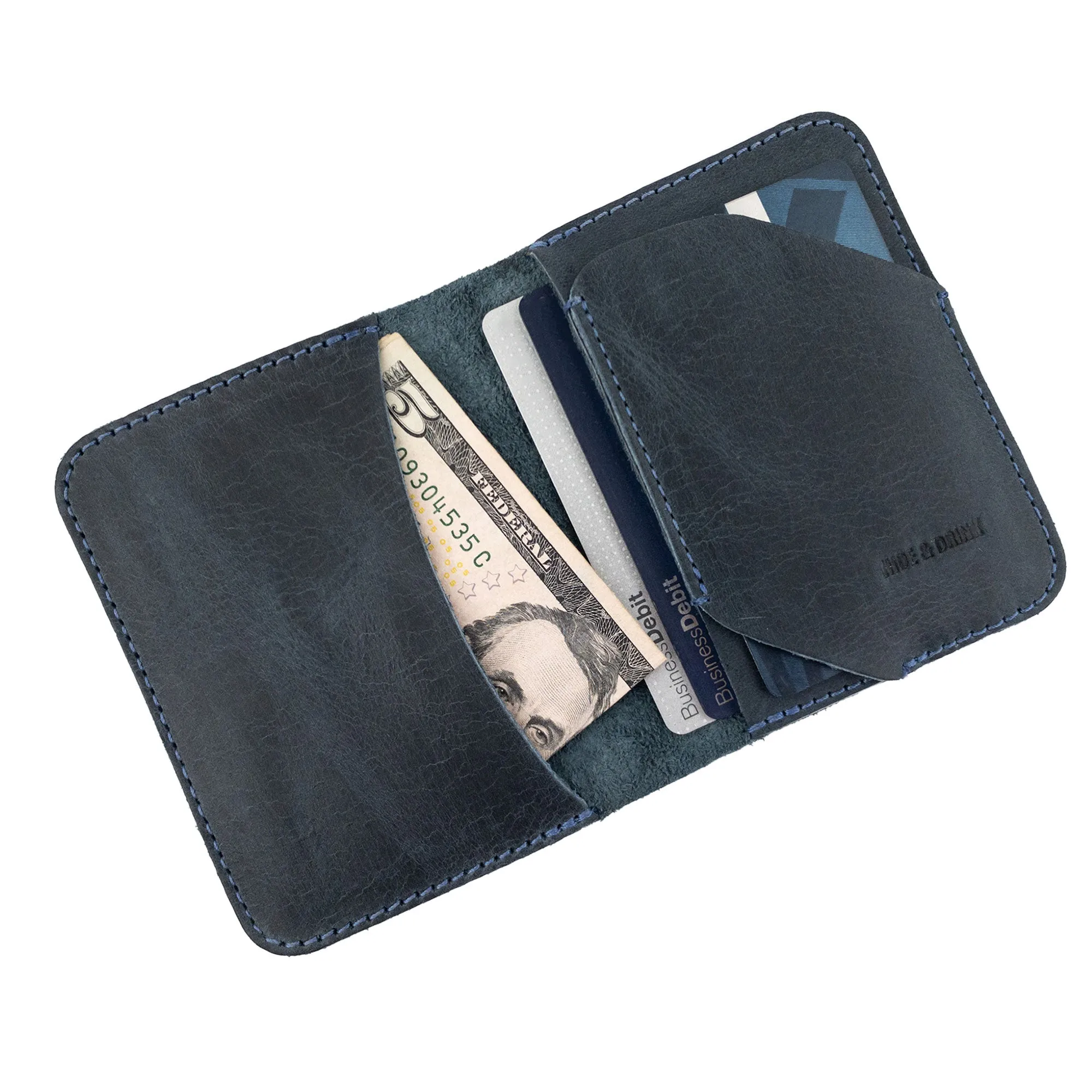 Bi-Fold Card Wallet Diagonal