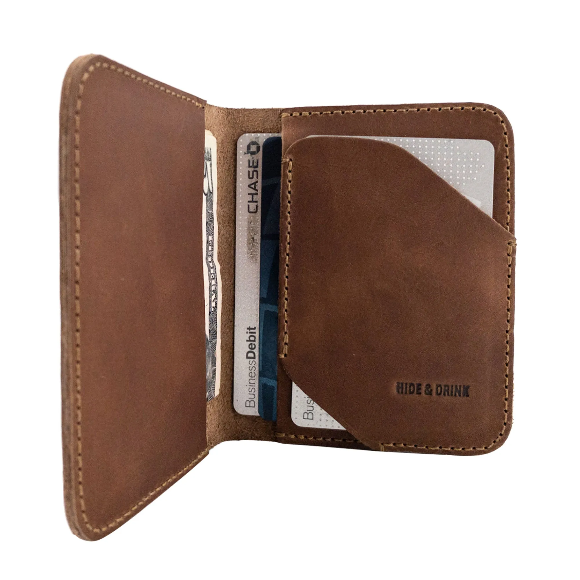 Bi-Fold Card Wallet Diagonal