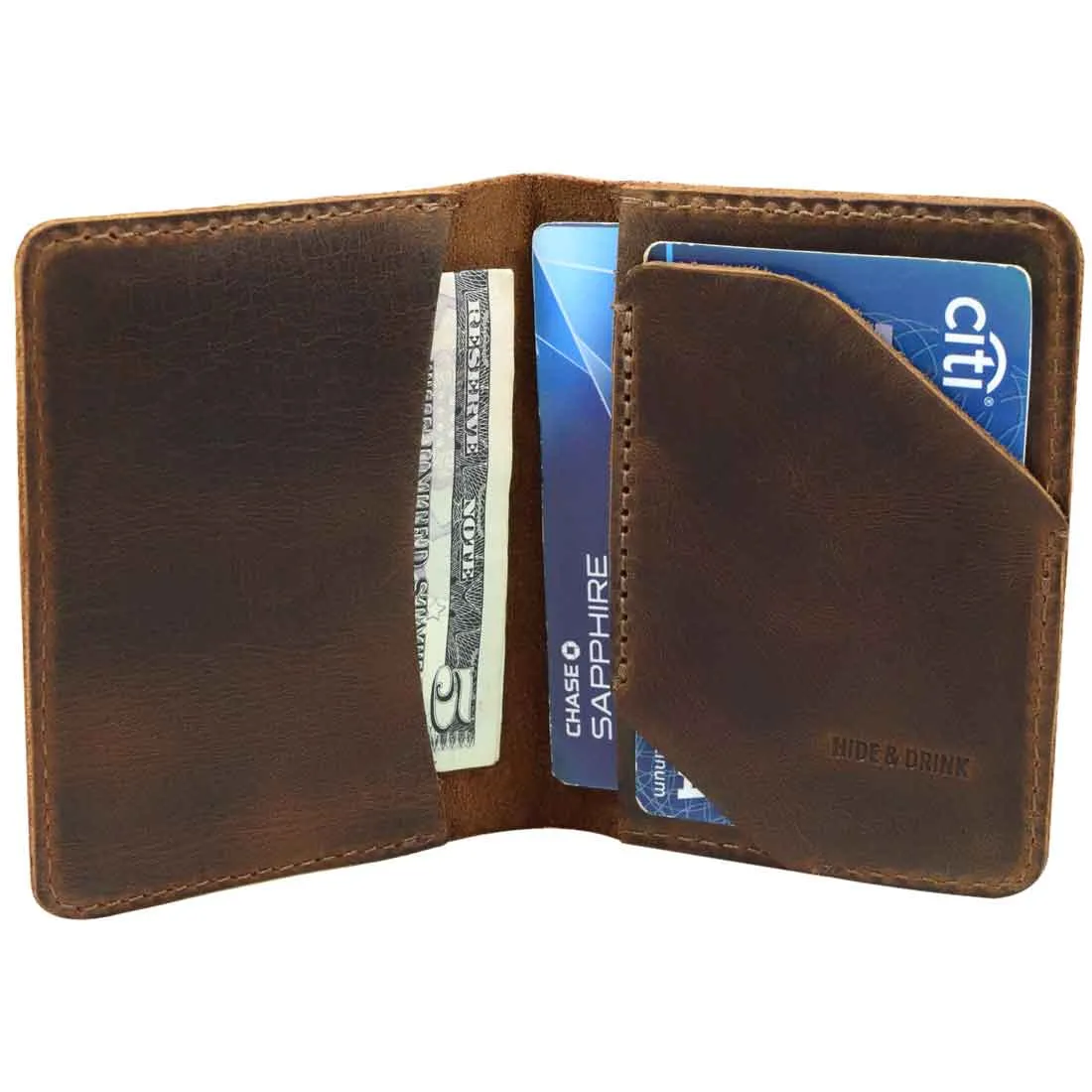 Bi-Fold Card Wallet Diagonal