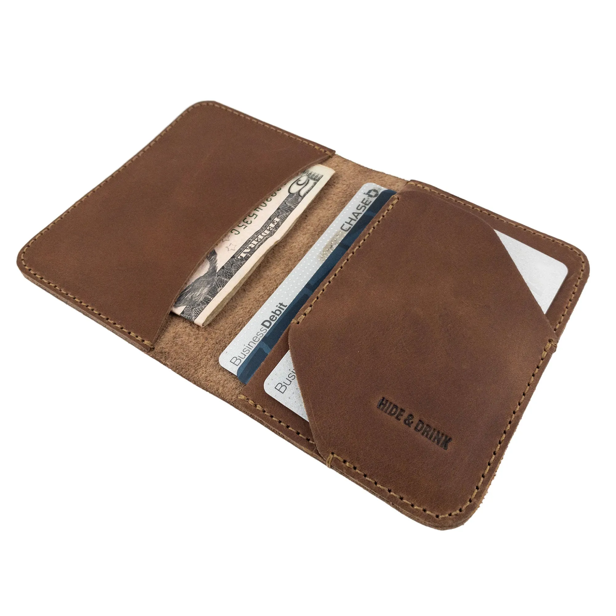 Bi-Fold Card Wallet Diagonal