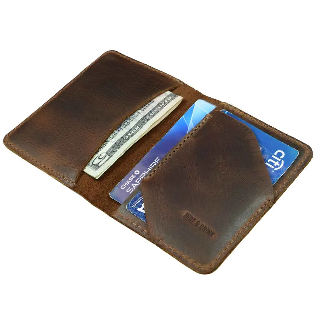 Bi-Fold Card Wallet Diagonal