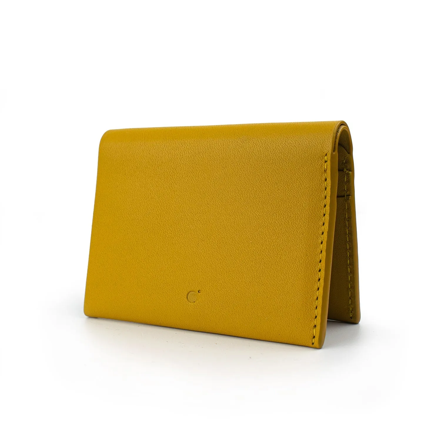 Bifold Wallet in Amber Yellow