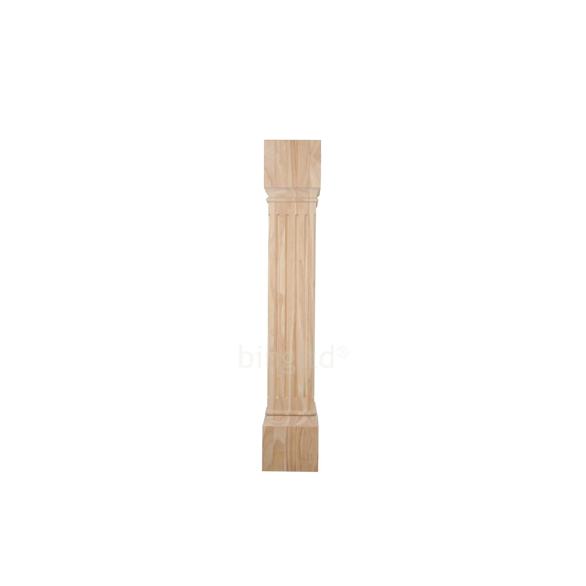 bingltd - 6" x 35.5" Fluted Kitchen Post (K007-RW-UNF)