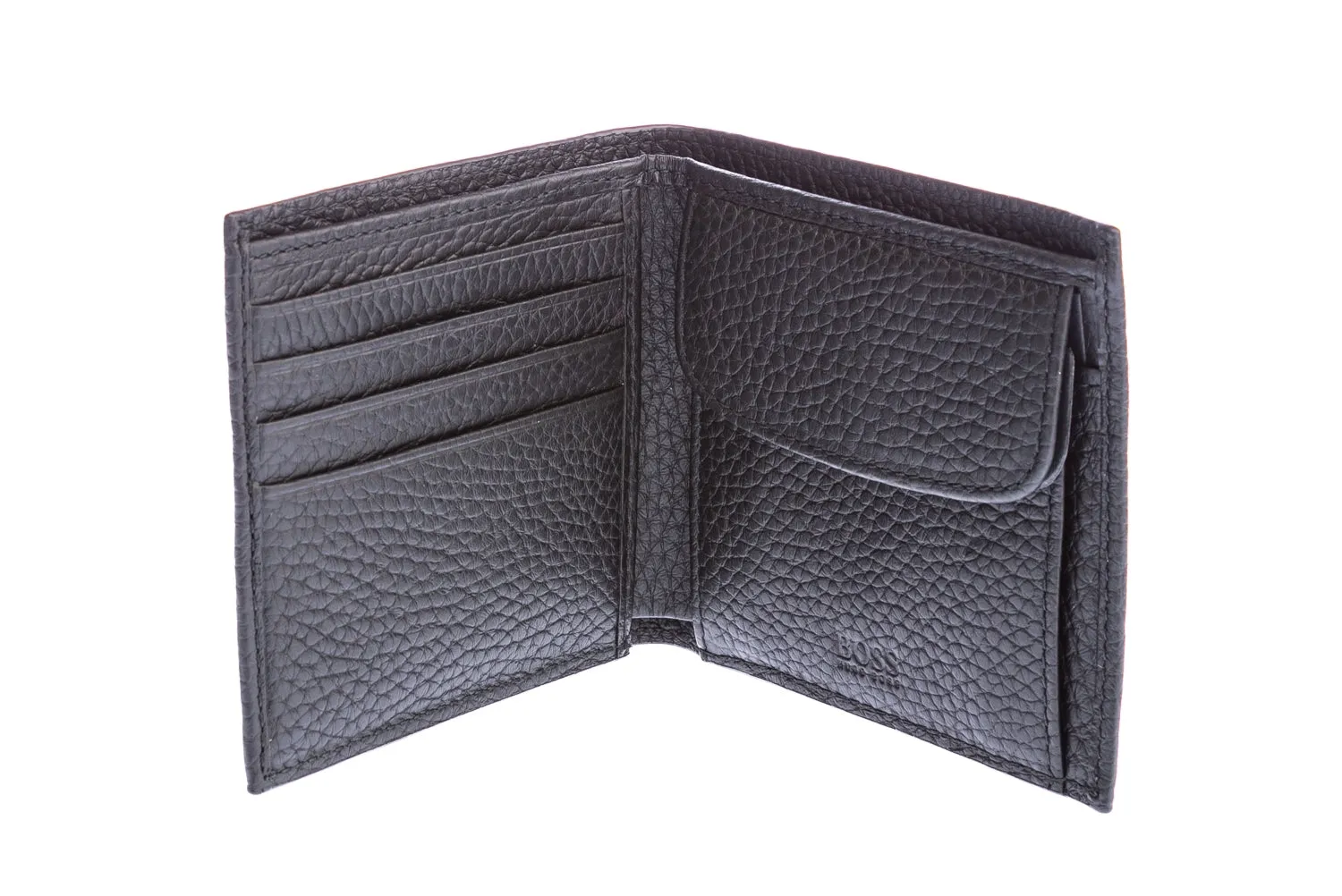 BOSS Crosstown_4cc Coin Wallet in Black