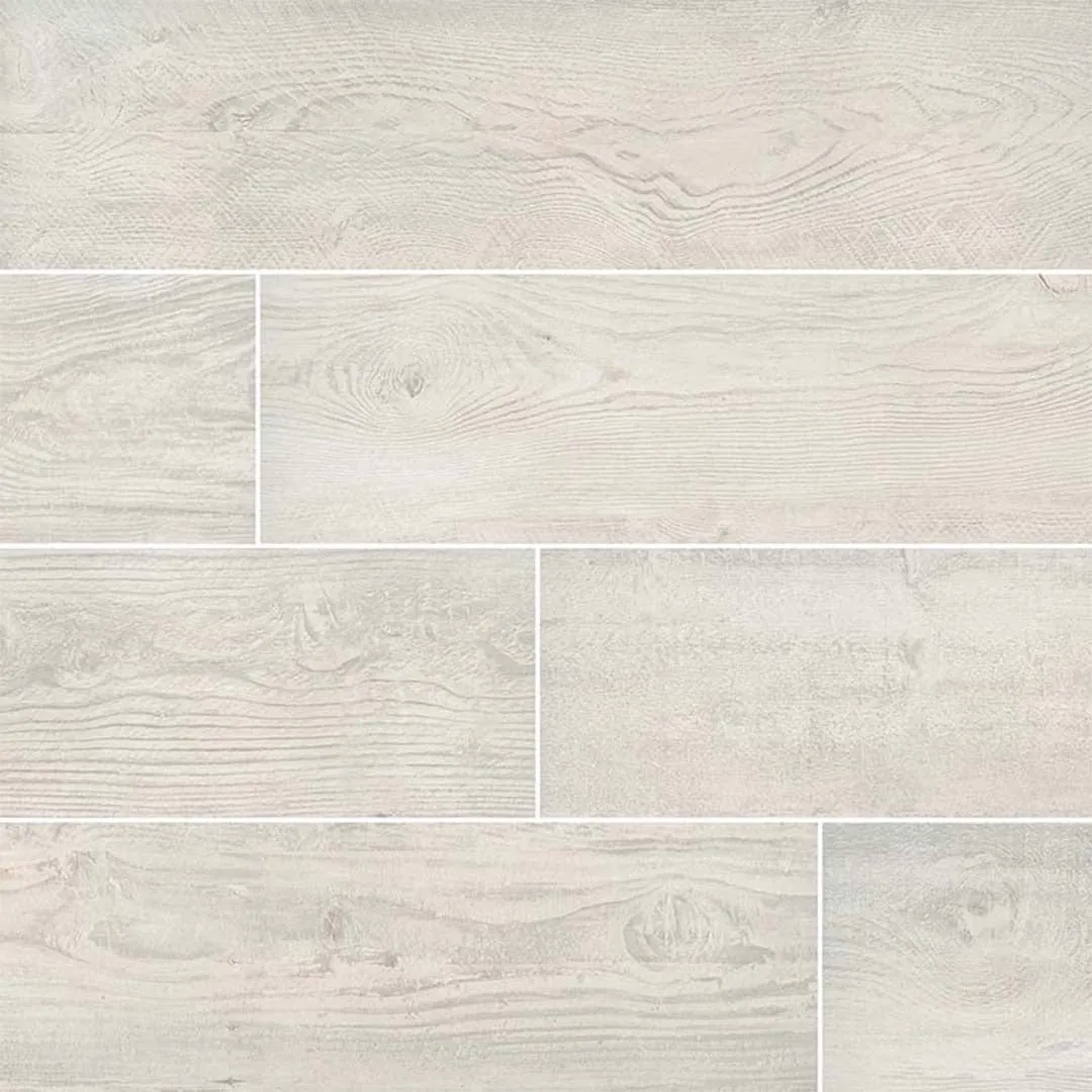 Caldera Blanca, 8" x 47" - Porcelain Tile