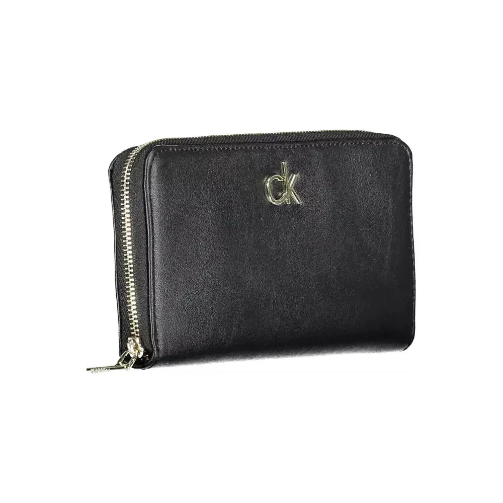 Calvin Klein Black Polyvinylchloride Women Wallet