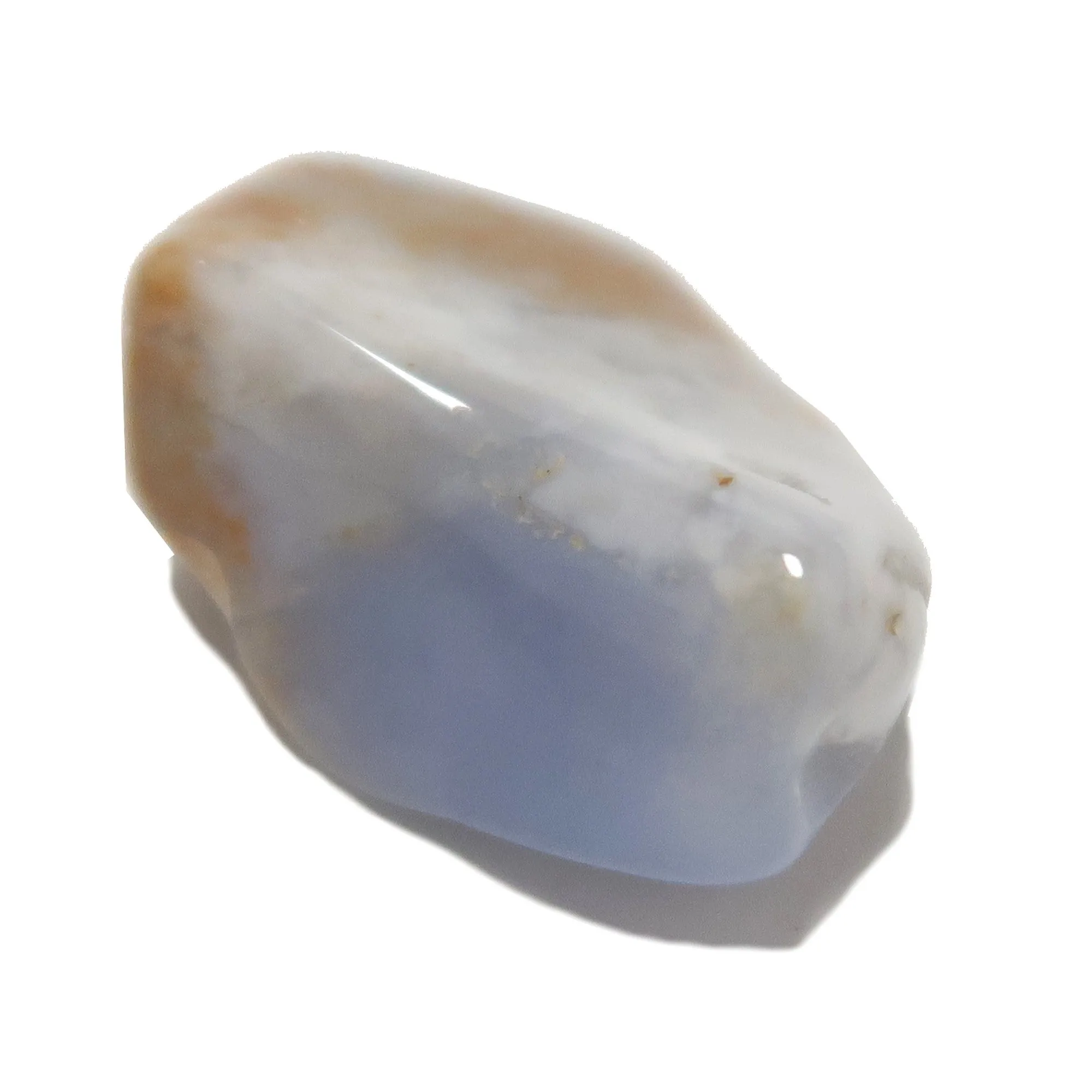 Chalcedony Tumbled Stone Blue Crystal