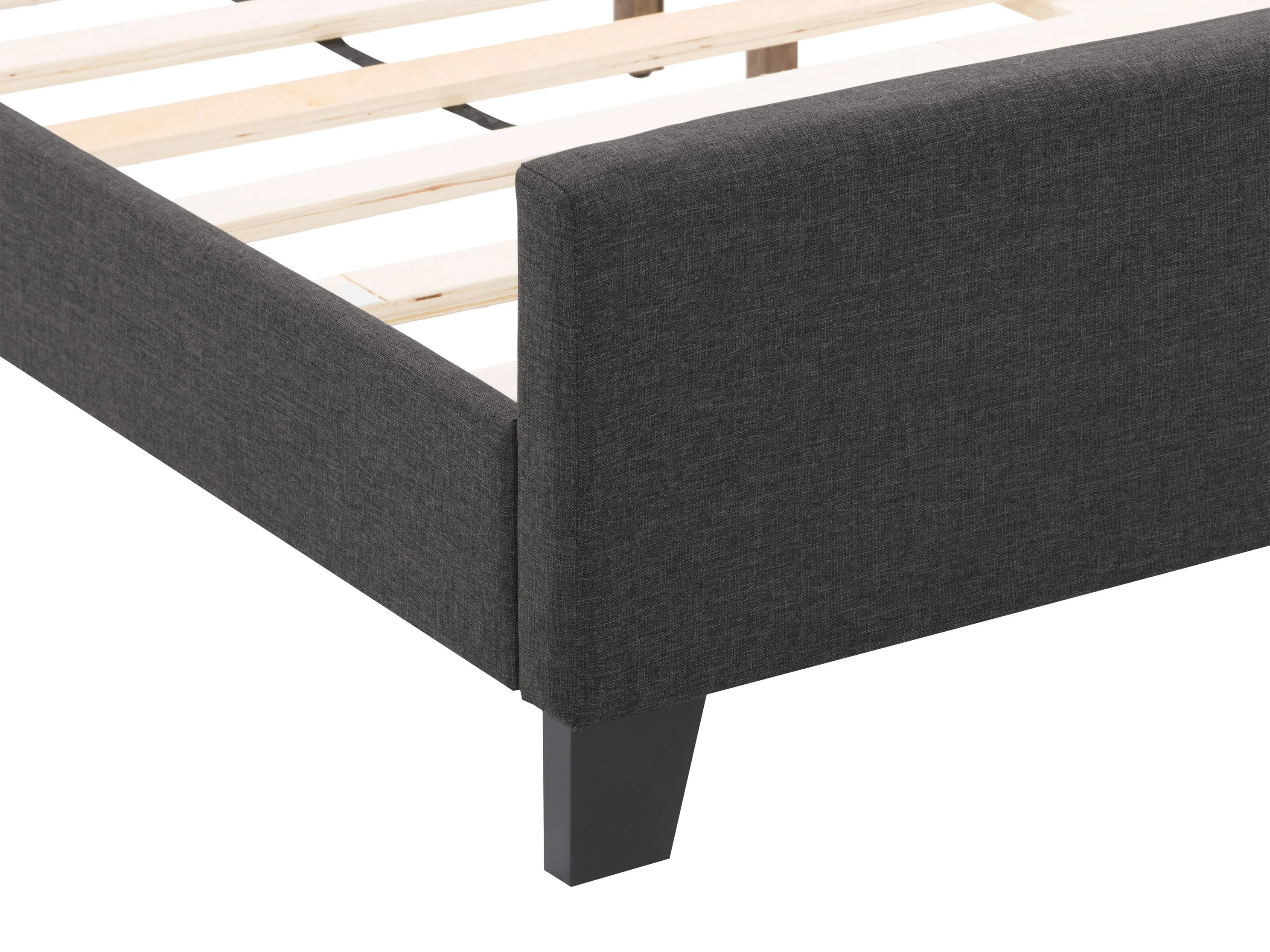 Charcoal Contemporary Double / Full Bed