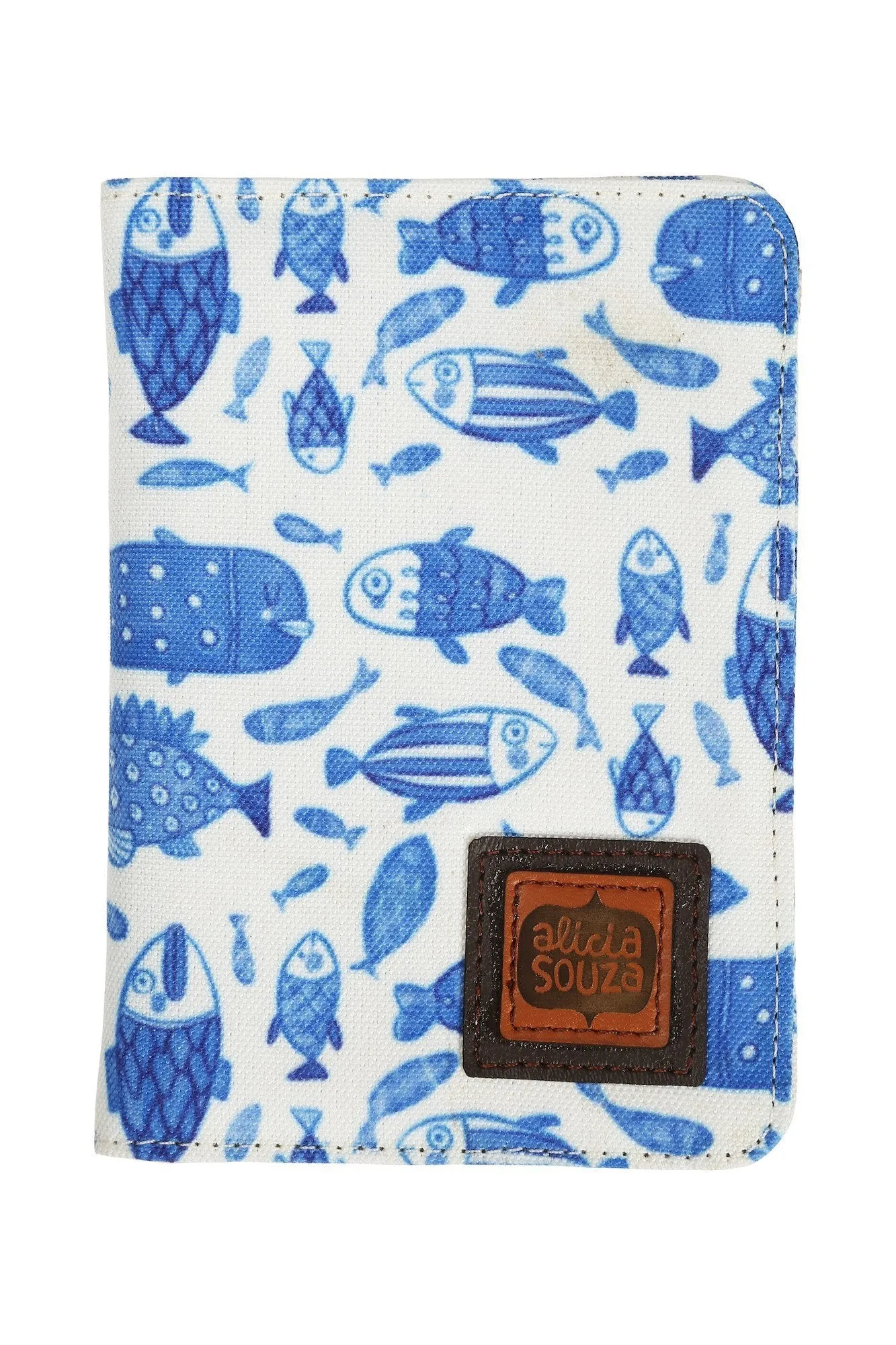 China Blue Fish Passport Cover