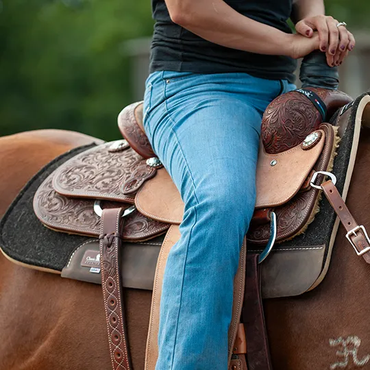 Classic Equine 3/4" Felt Top ShockGuard Saddle Pad- 28"X30"