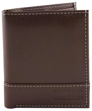 'Coleman' Bi-Fold Vegan Wallet by The Vegan Collection - Brown