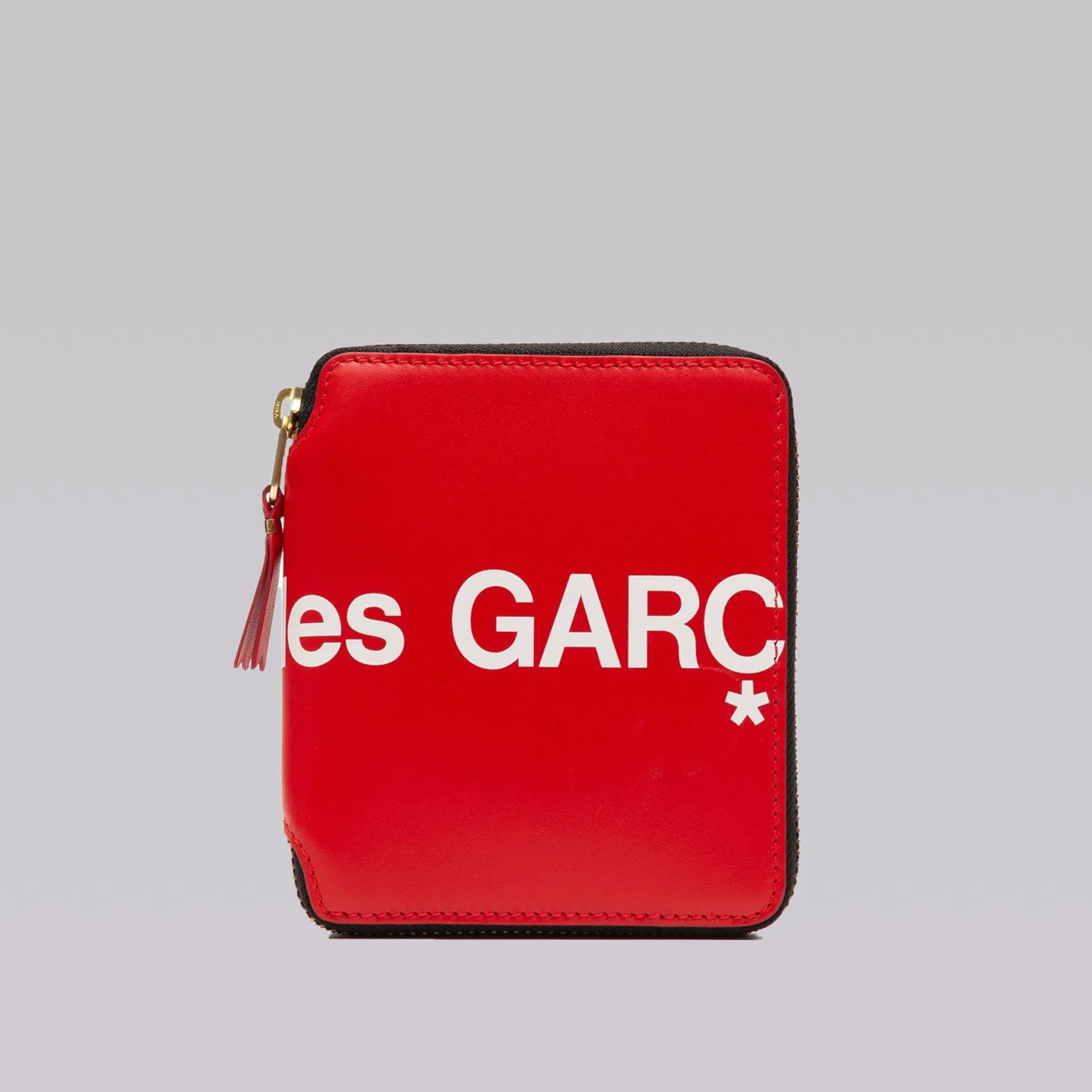 COMME DES GARCONS WALLET SA2100 HUGE LOGO RED