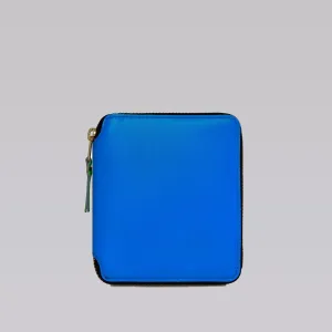 COMME DES GARCONS WALLET SA2100 SUPER FLUO BLUE