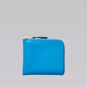 COMME DES GARCONS WALLET SA3100 COLOUR PLAIN BLUE