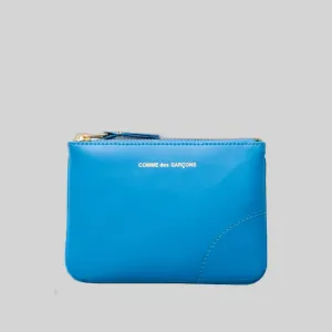 COMME DES GARCONS WALLET SA8100 COLOUR PLAIN BLUE