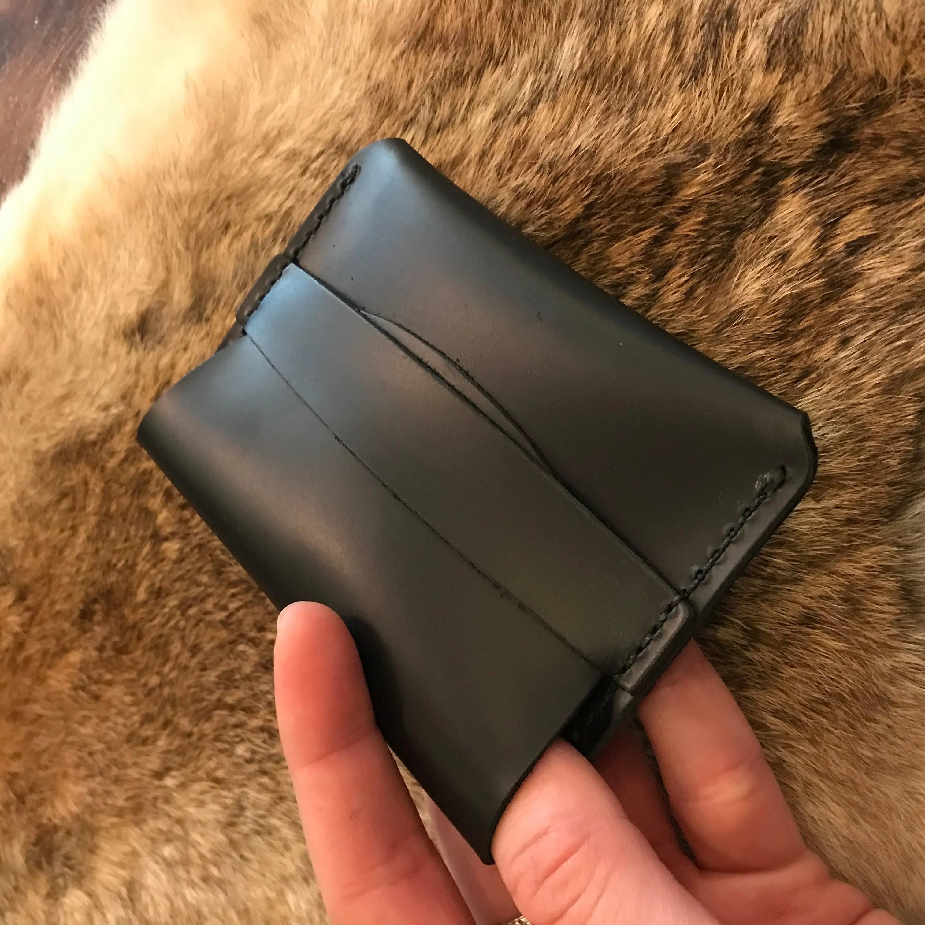 Custom Leather Tuck Wallet