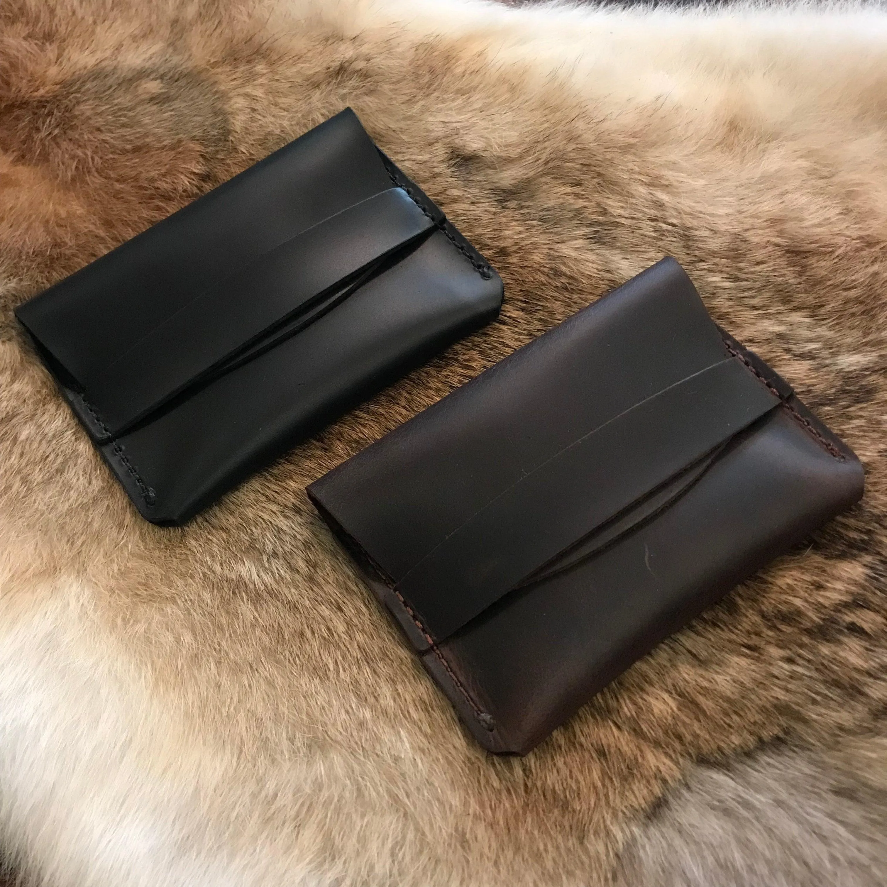 Custom Leather Tuck Wallet