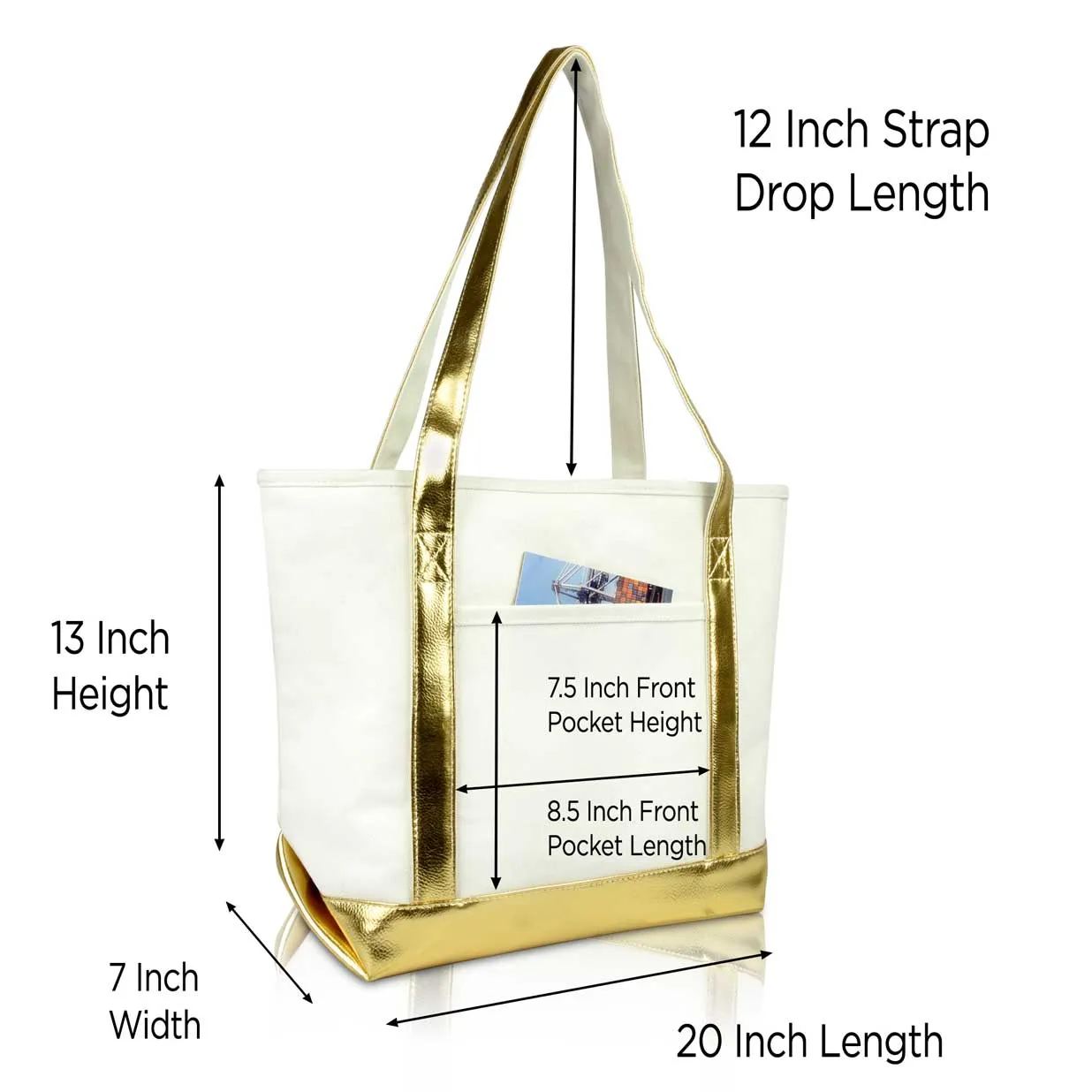 Dalix Heartbeat Tote Bag