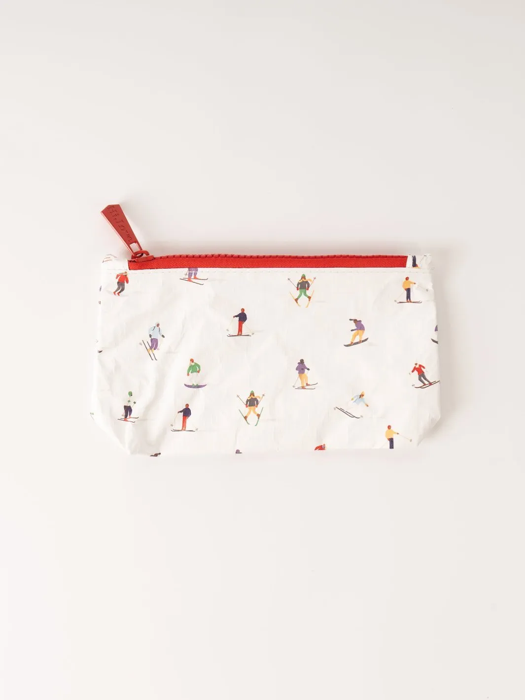 Dancing Skier Small Zipper Pouch