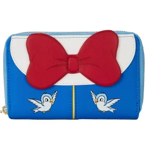 Disney Snow Whte Cosplay Bow Zip Around Wallet