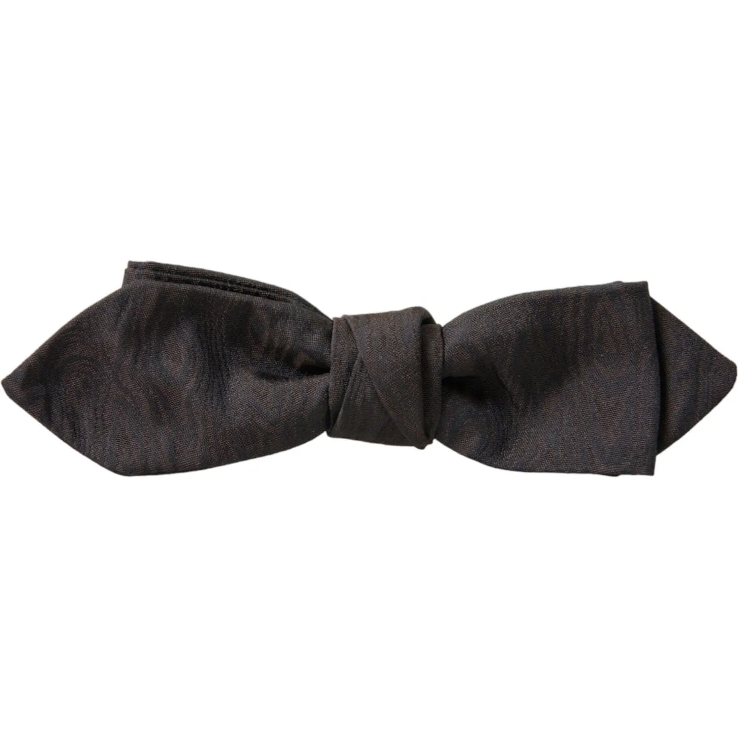 Dolce & Gabbana Elegant Brown Silk Blend Bow Tie