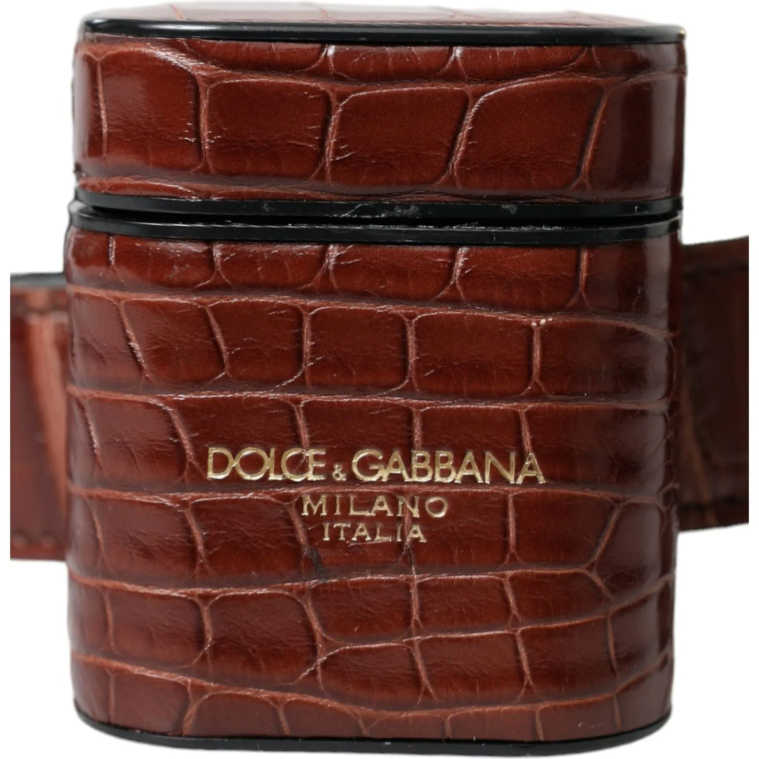 Dolce & Gabbana Elegant Leather Airpod & Coin Purse Duo