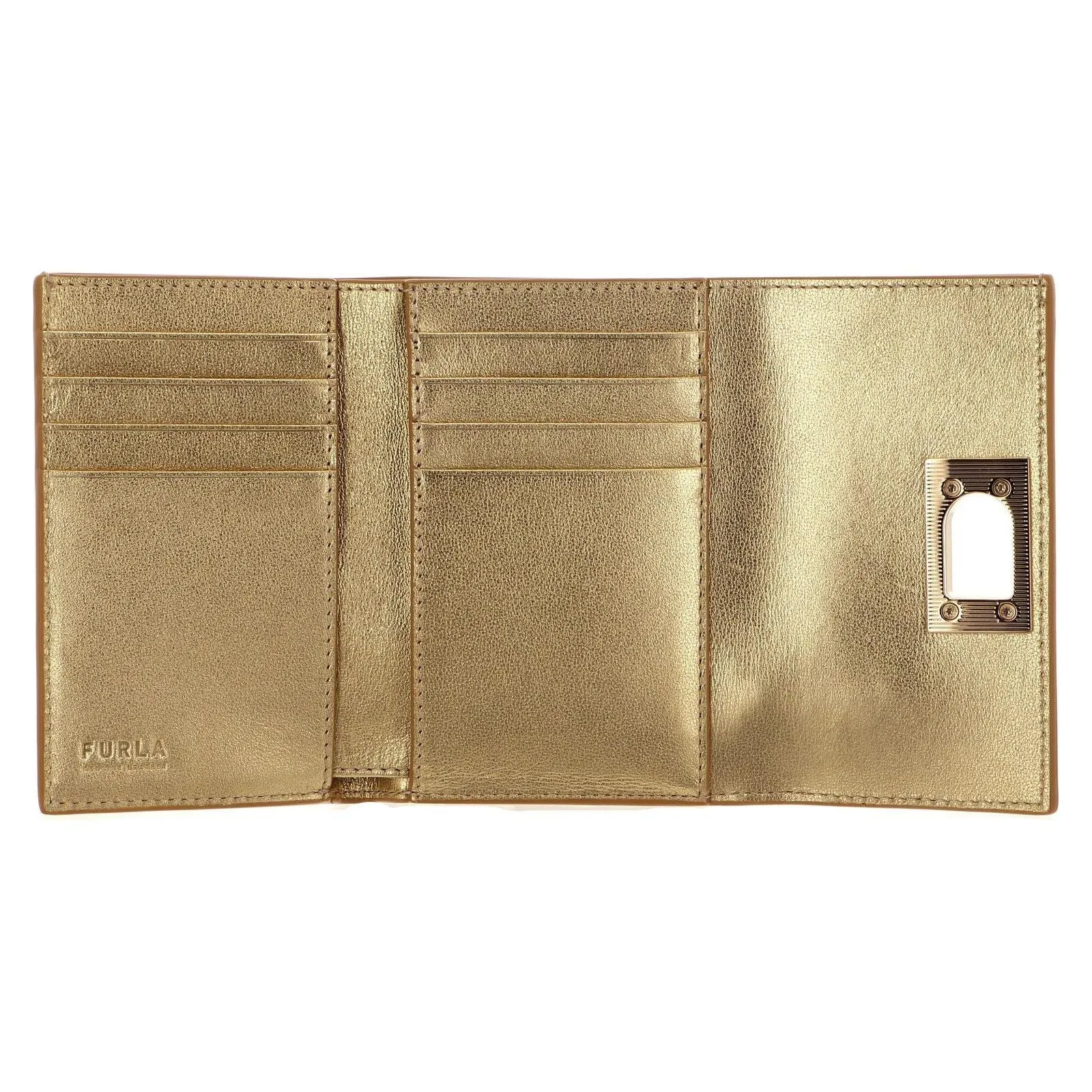 Furla 1927 Compact Medium Wallet - Gold