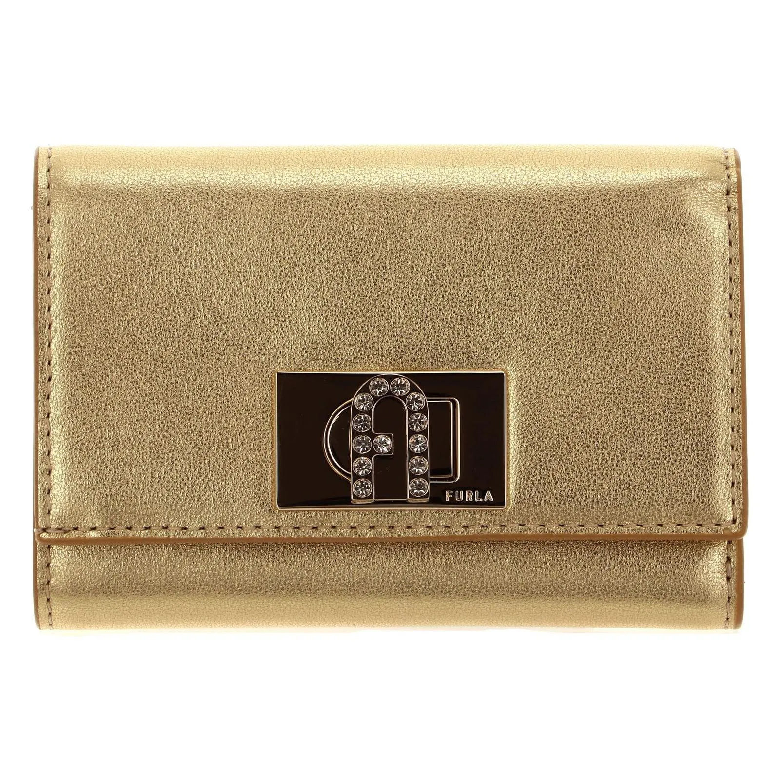 Furla 1927 Compact Medium Wallet - Gold