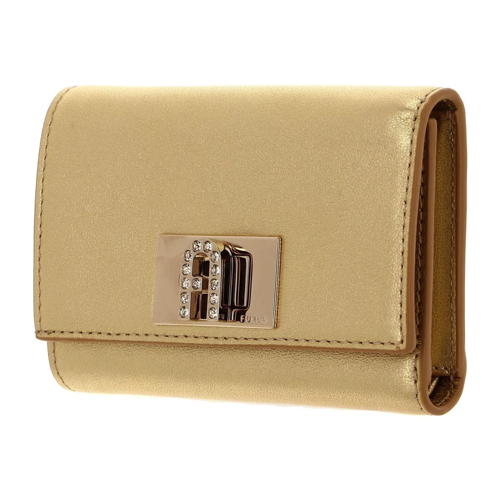 Furla 1927 Compact Medium Wallet - Gold