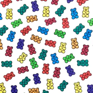 Gummy Bears Polycotton Fabric