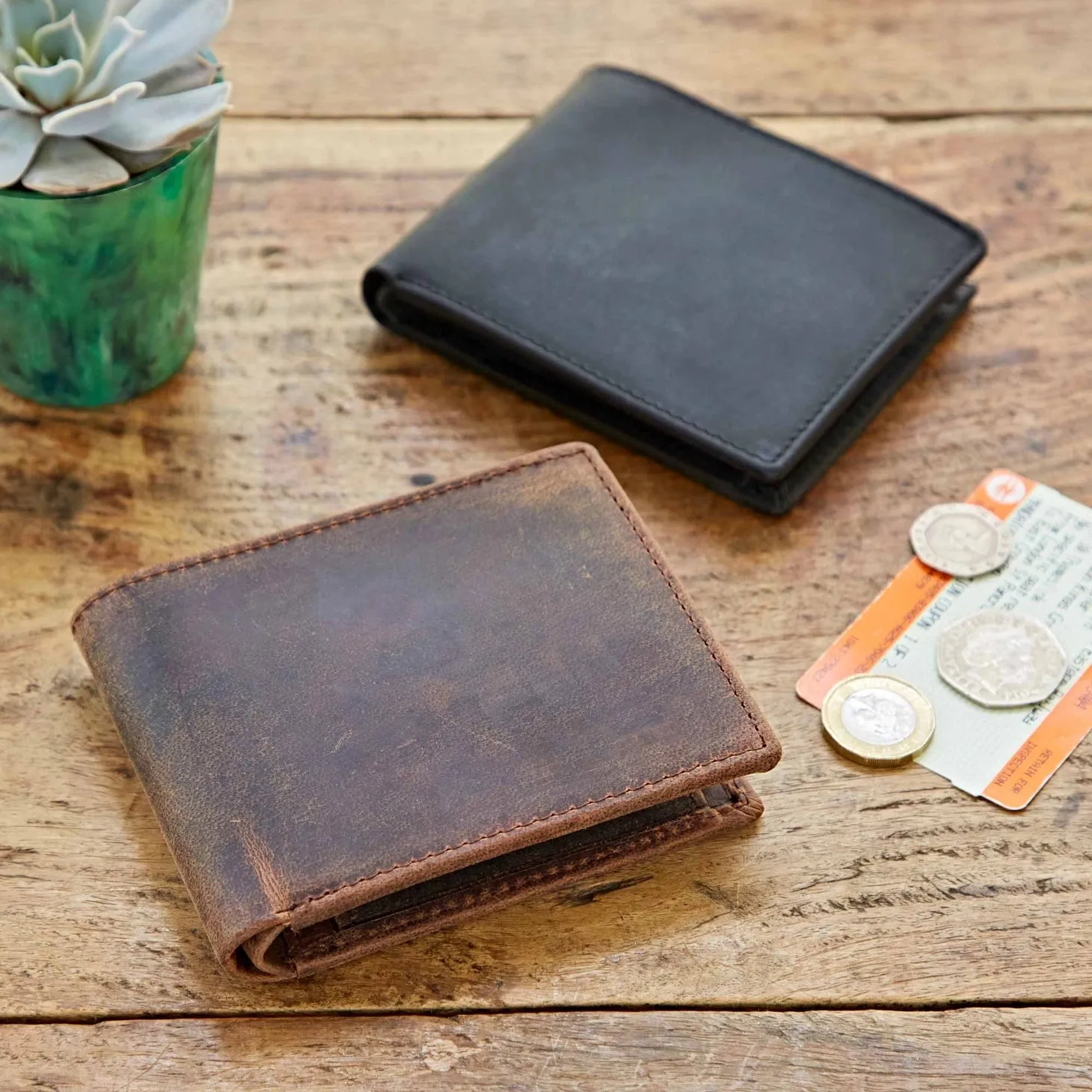 Handmade Buffalo Leather Wallets