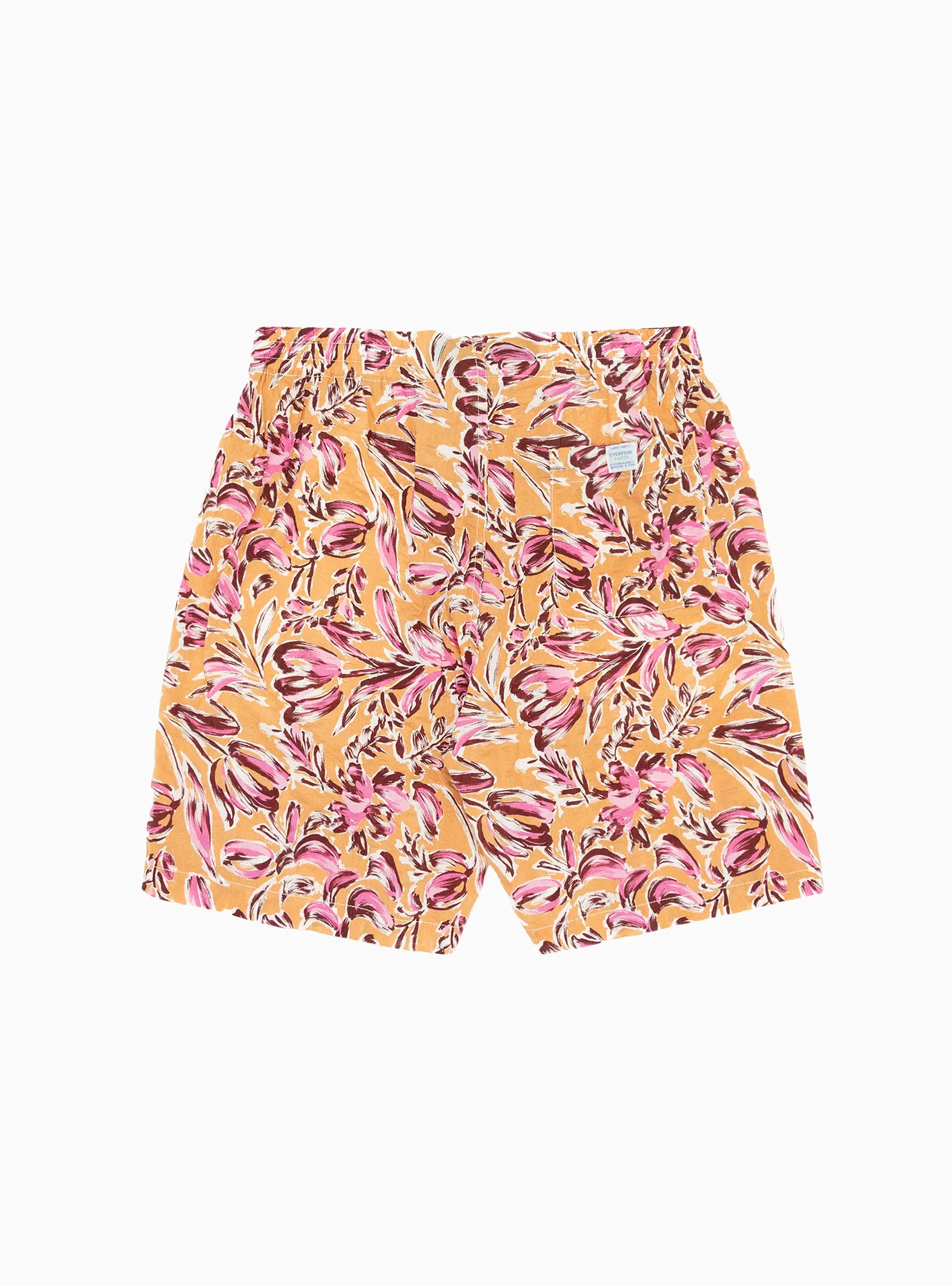 Home Party Shorts Orange Floral