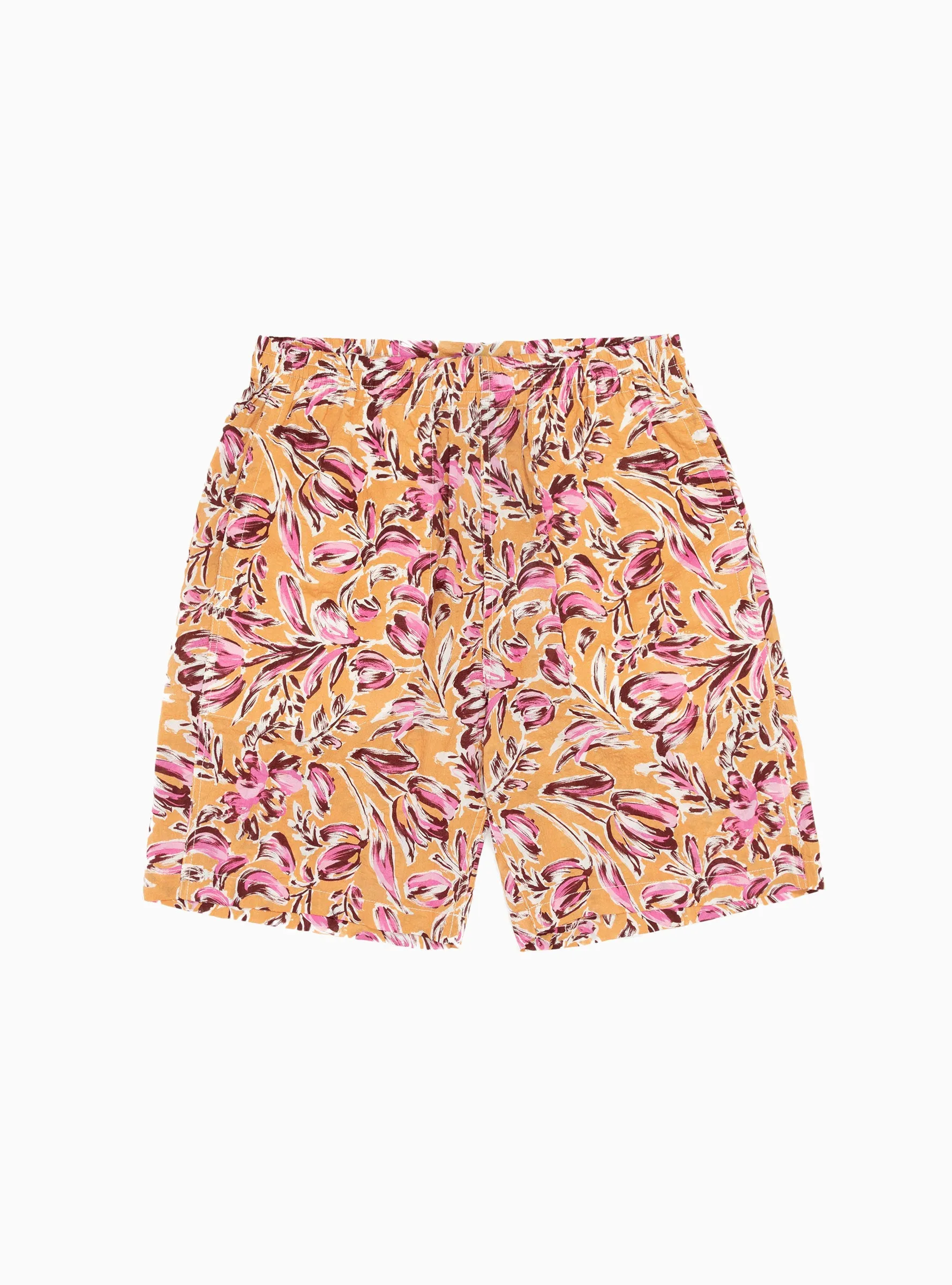 Home Party Shorts Orange Floral