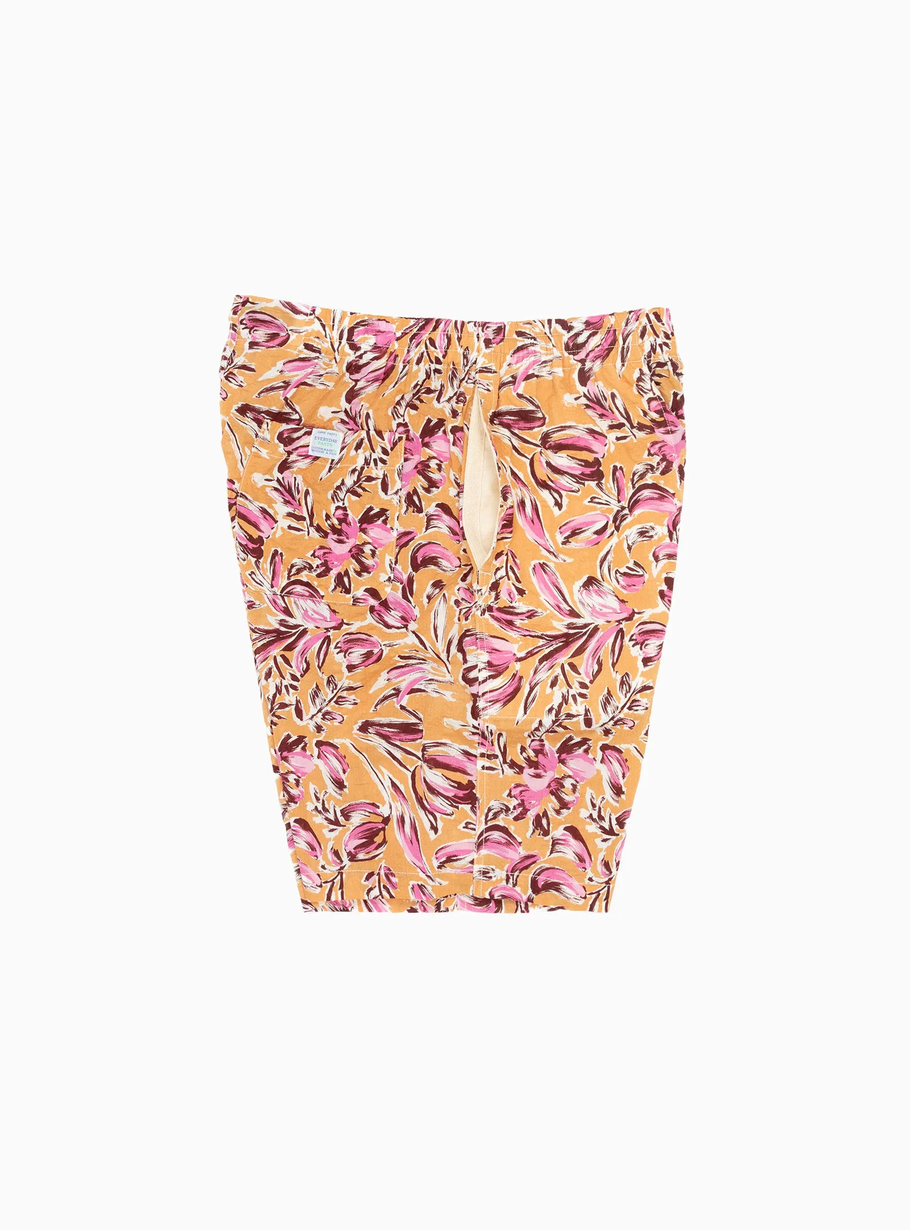 Home Party Shorts Orange Floral