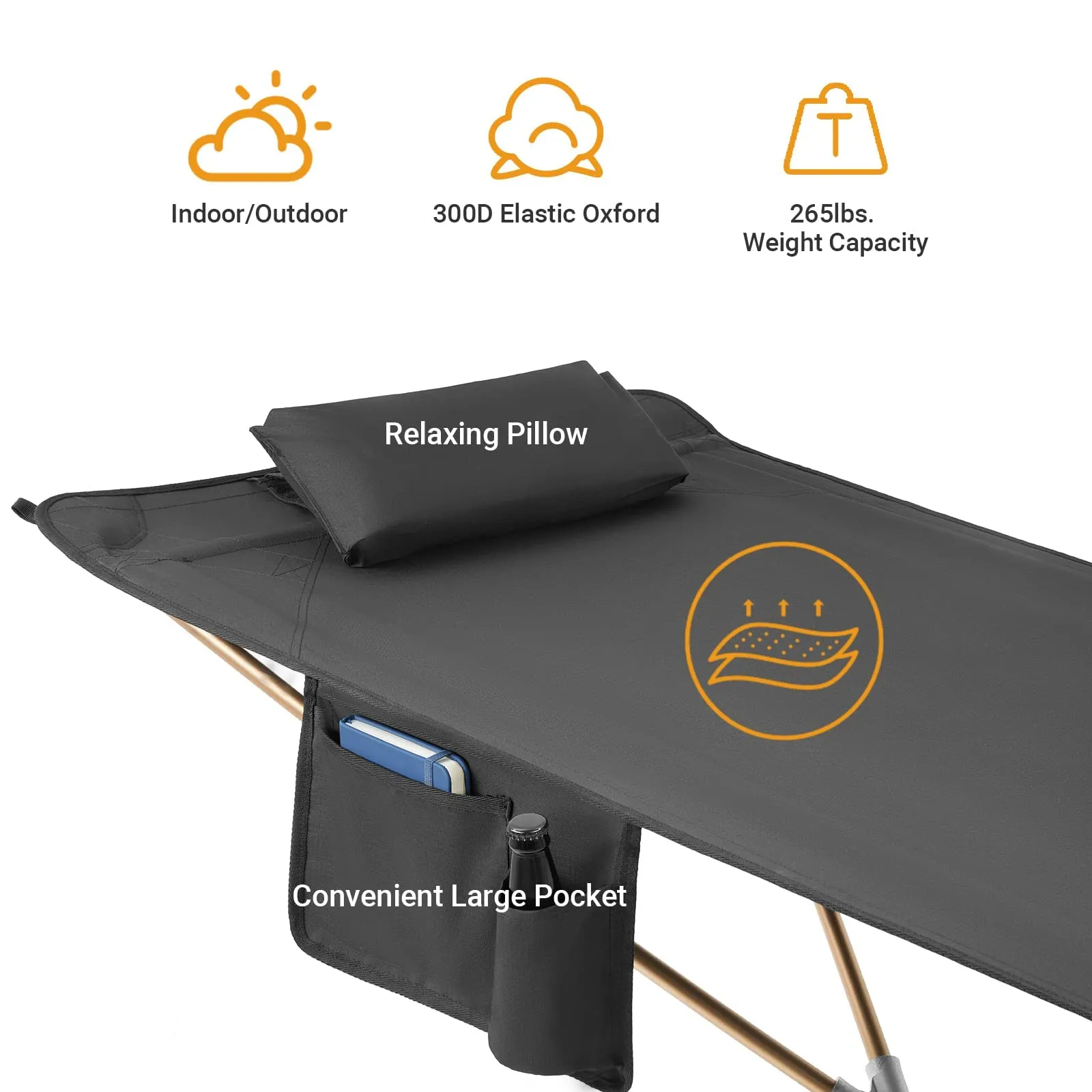 KingCamp Ultralight Folded Hammock Stand | RED DOT Award 2019