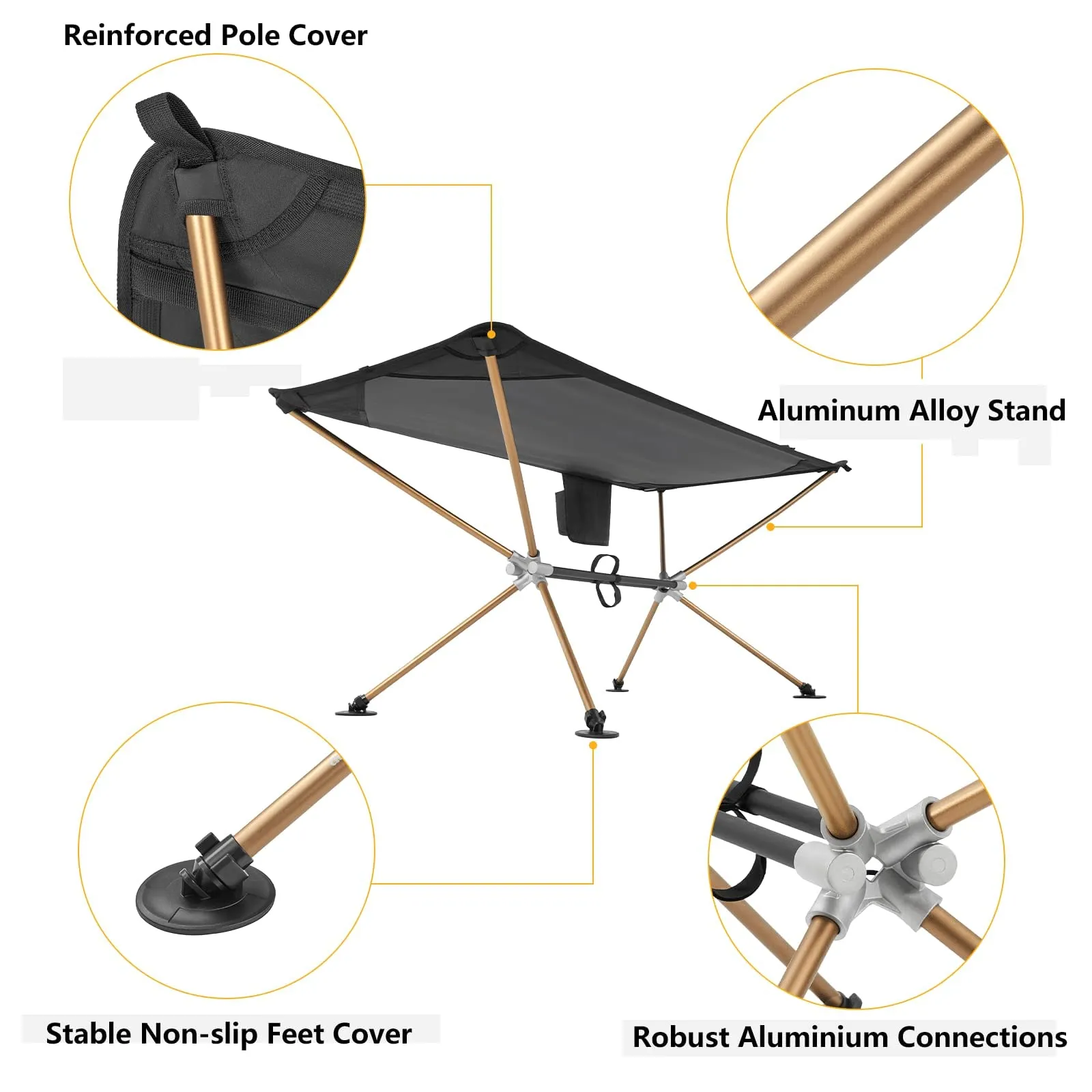 KingCamp Ultralight Folded Hammock Stand | RED DOT Award 2019