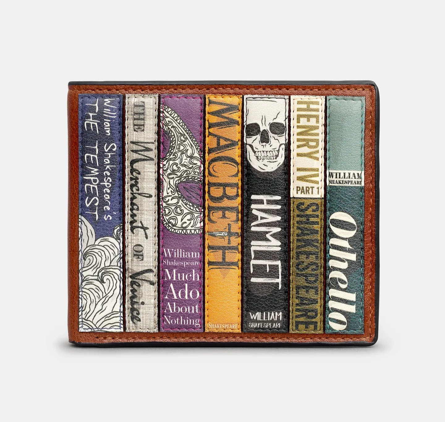 Leather Wallet: Shakespeare Bookworm