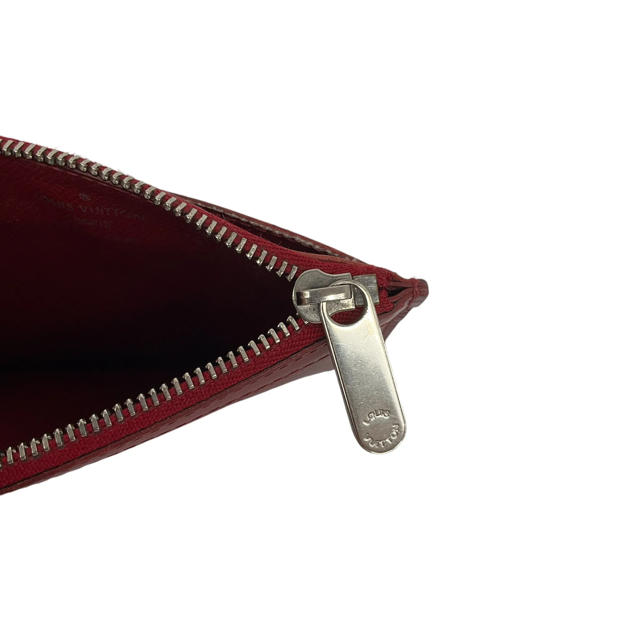 Louis Vuitton Red Epi Leather Key Pouch