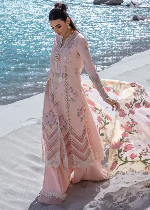 Luxury Lawn '24 by Crimson | Forget Me Not - Sorbet Pink