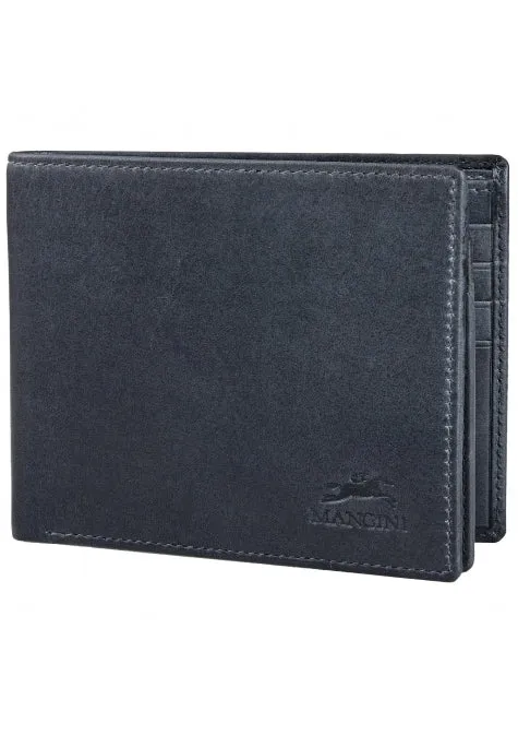 Mancini Leather Men's Wallet Left Wing RFID Billfold