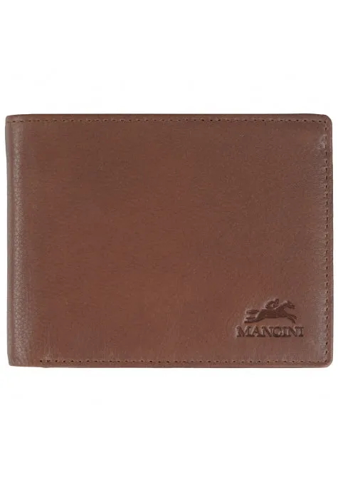 Mancini Leather Men's Wallet Left Wing RFID Billfold