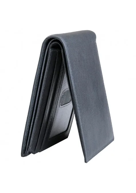 Mancini Leather Men's Wallet Left Wing RFID Billfold