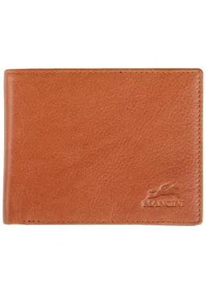 Mancini Leather Men's Wallet Left Wing RFID Billfold