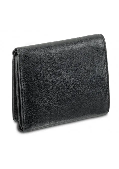 Mancini Leather Men's Wallet with Trifold Wing RFID